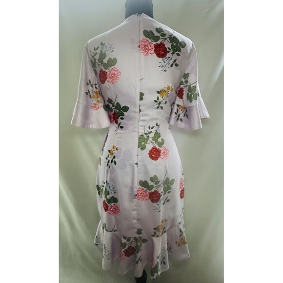 KEEPSAKE Pretty One Mini Romantic Dress Lilac Floral SIZE SMALL Retail $185 - Picture 5 of 13